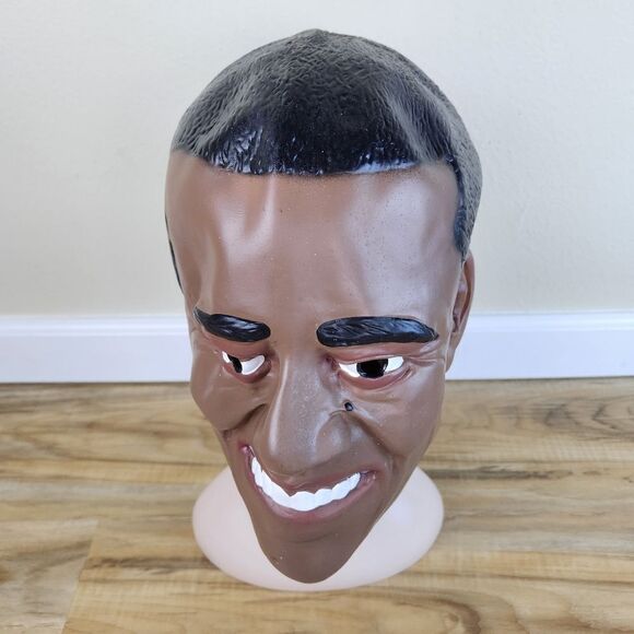 🩵Obama Latex Costume Full Face Mask - Picture 6 of 11